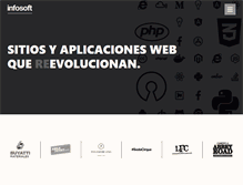 Tablet Screenshot of infosoft.com.ar